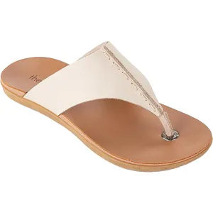 1000082195 Womens Comfort Insole Leather Thong Sandals