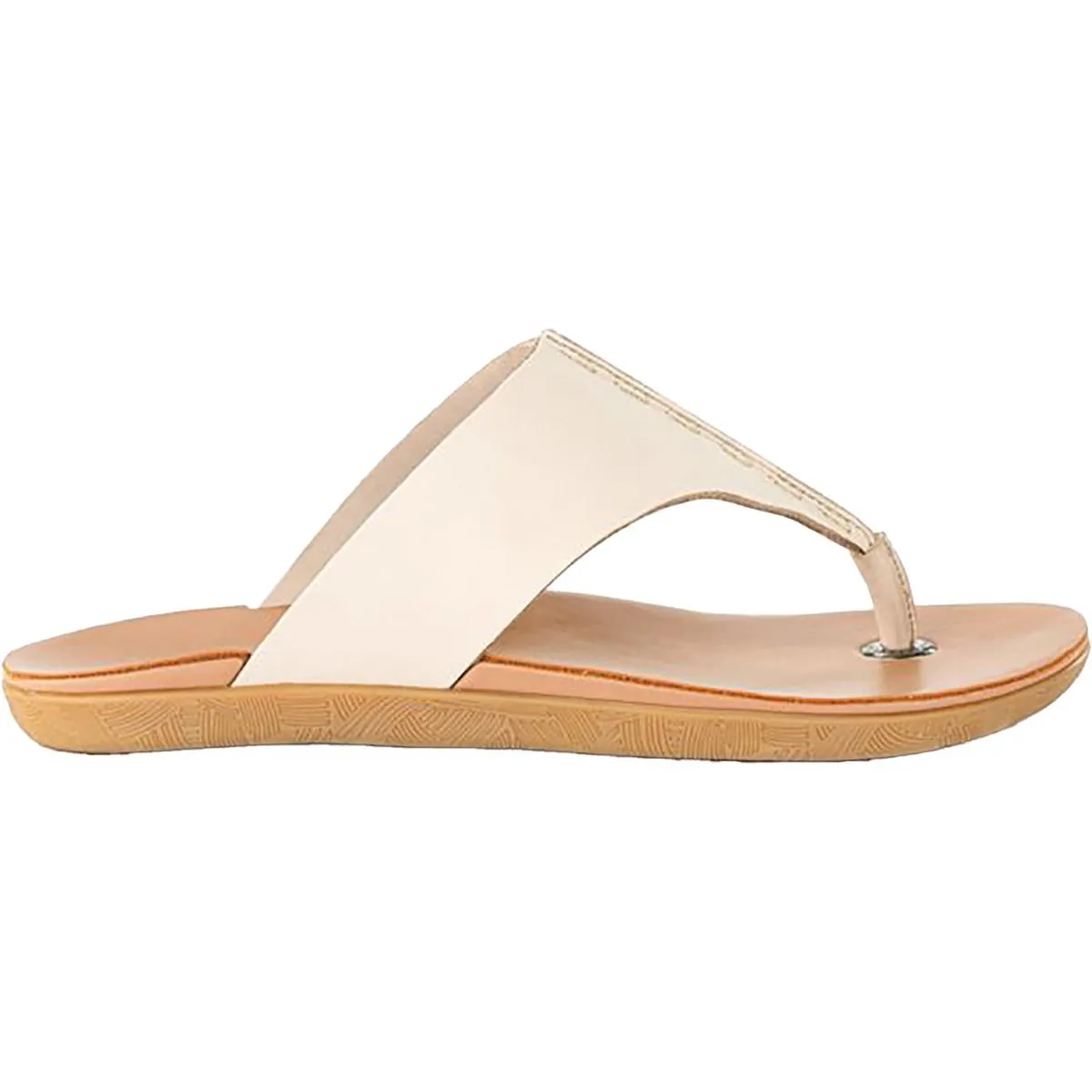 1000082195 Womens Comfort Insole Leather Thong Sandals