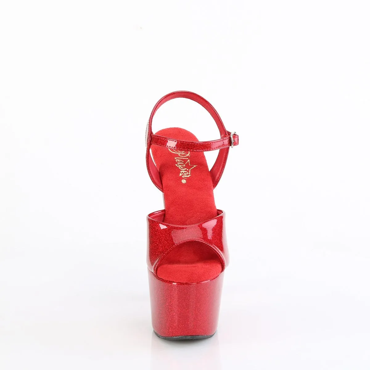 ADORE-709GP Ruby Red Glitter Patent/M
