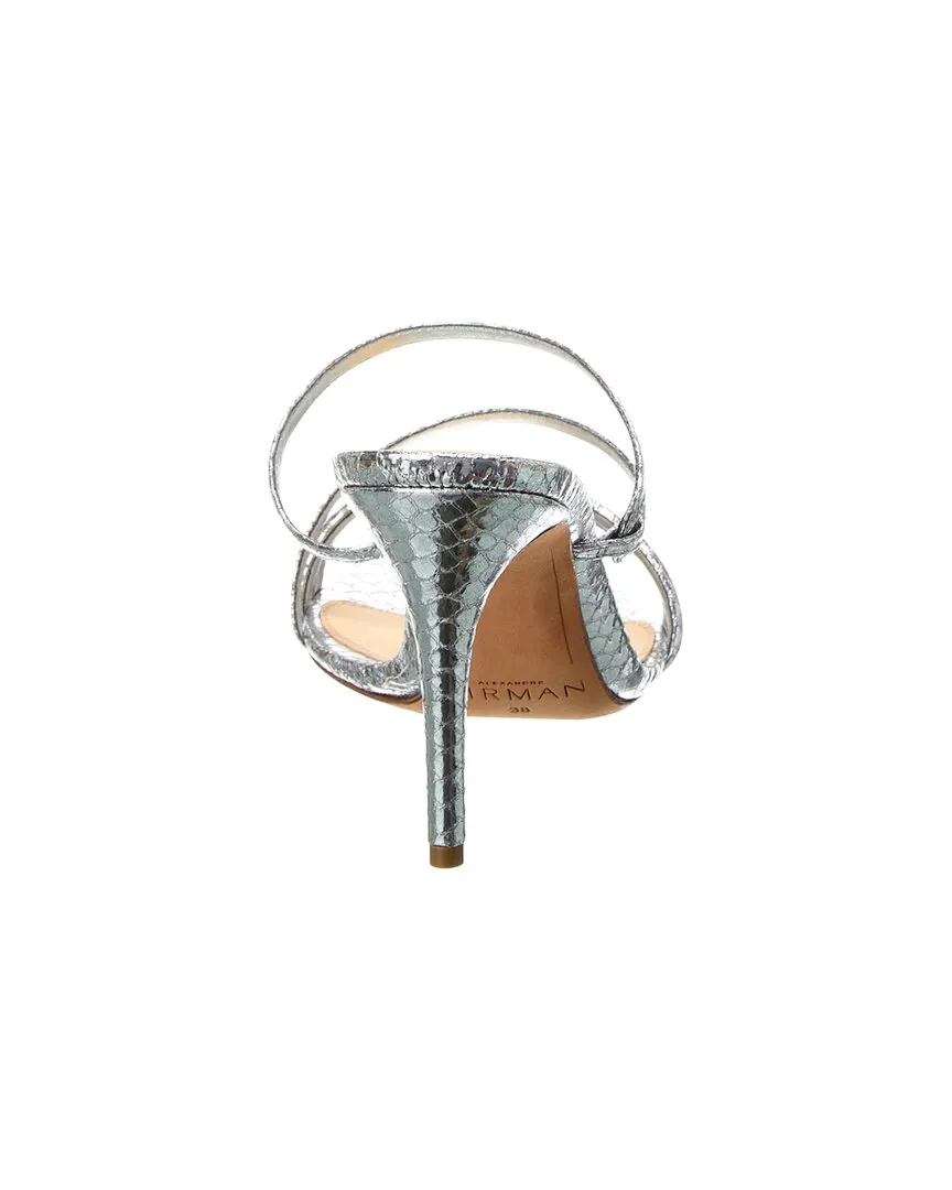 Alexandre Birman Eve 85 Embossed Leather Sandal