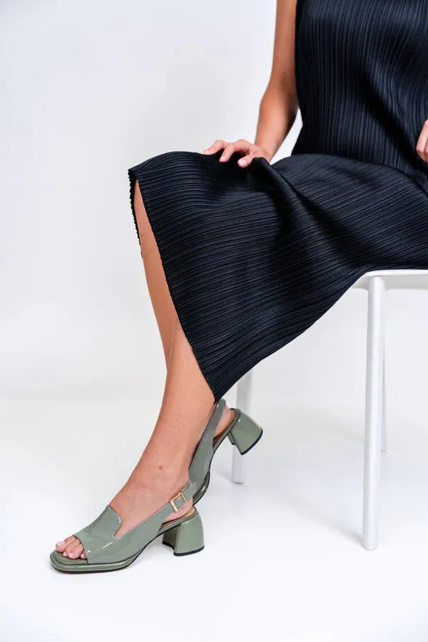 Alfie & Evie York Green Patent