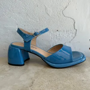 Alfie & Evie Yuzu Blue Patent