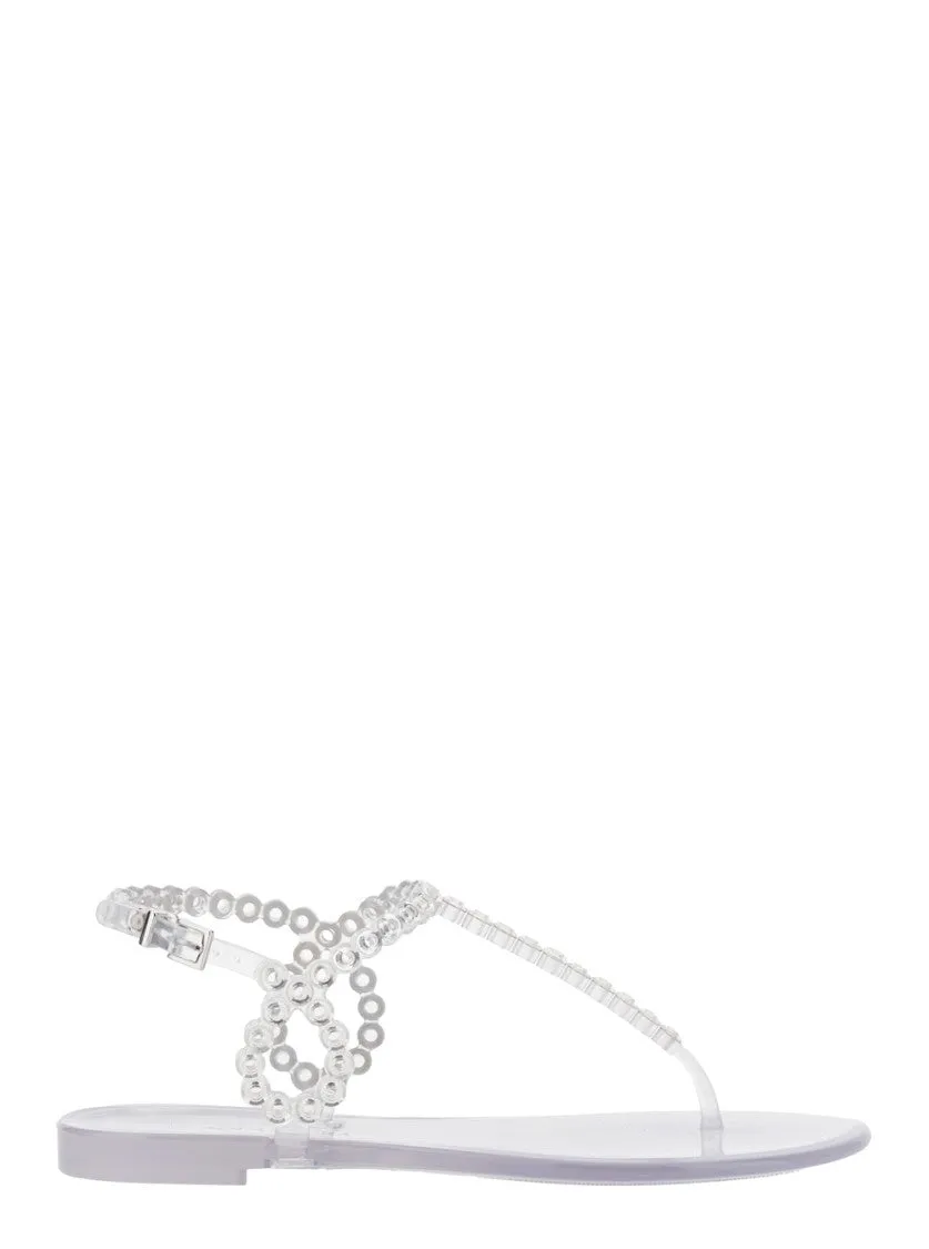 Almost Bare' Metallic Colored Sandals