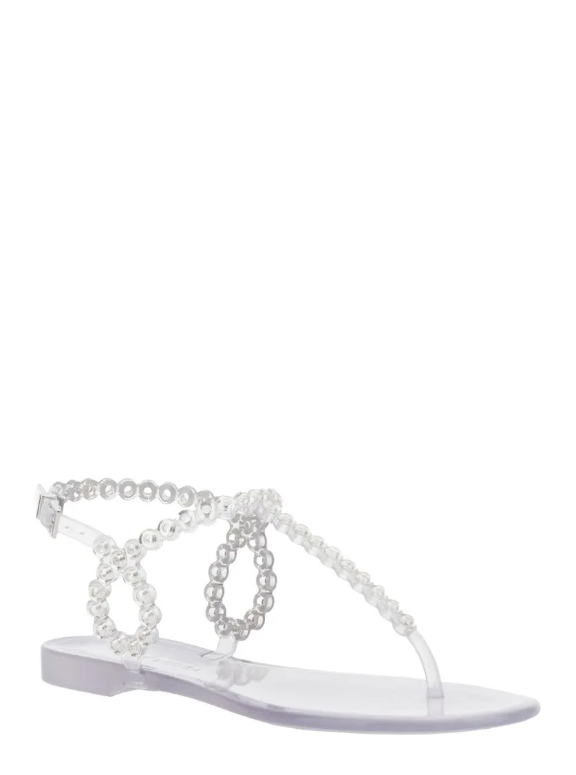 Almost Bare' Metallic Colored Sandals