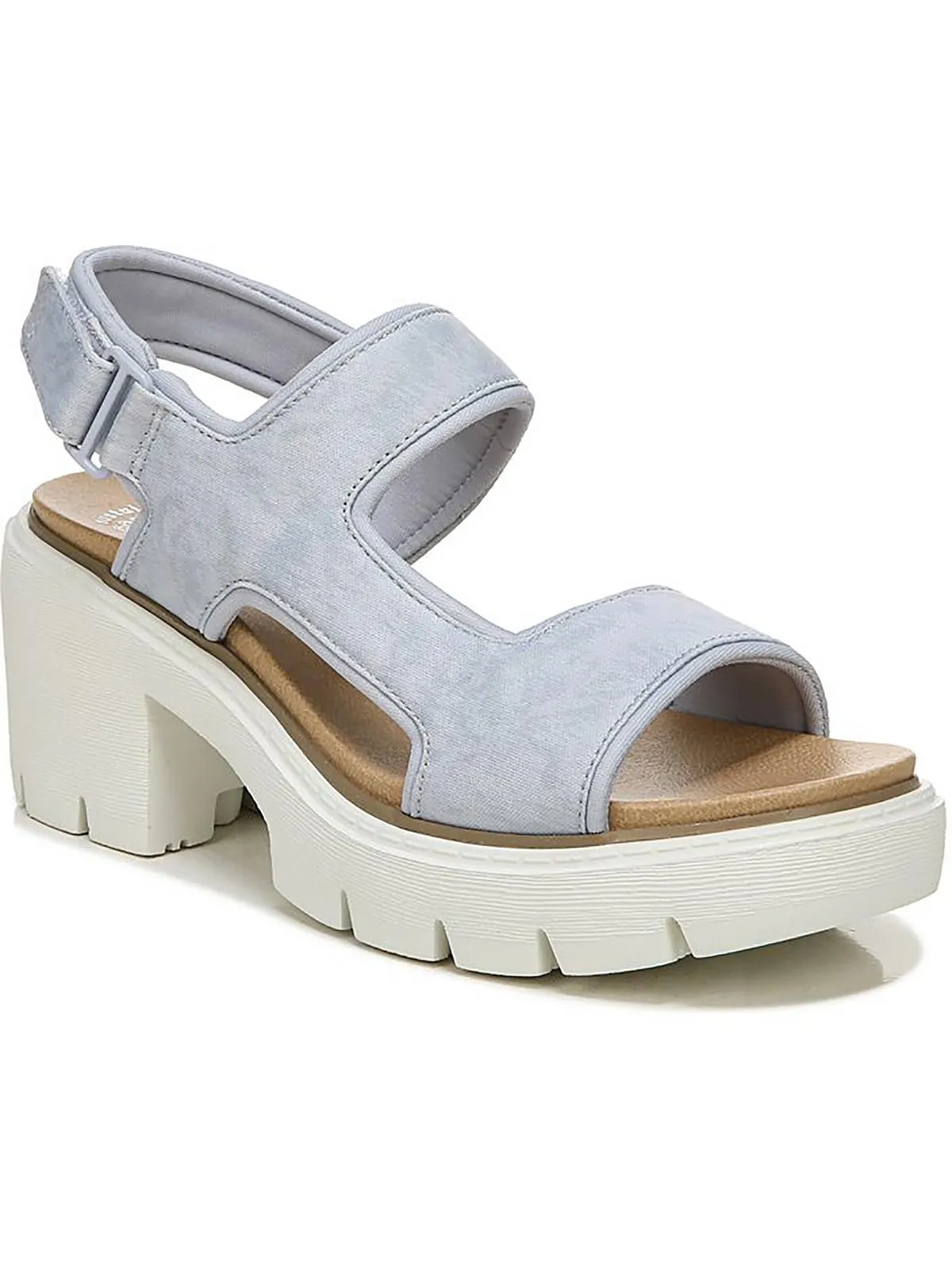 Almost There Womens Ankle Strap Lugged Sole Platform Sandals