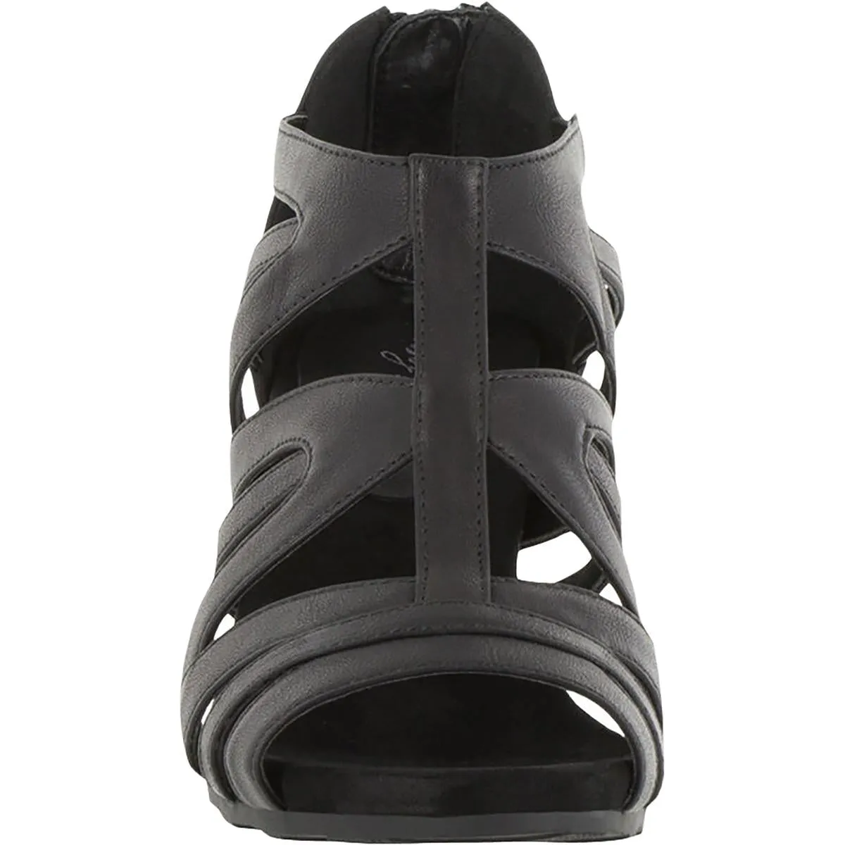 Amaze Womens Faux Leather Gladiator Dress Sandals