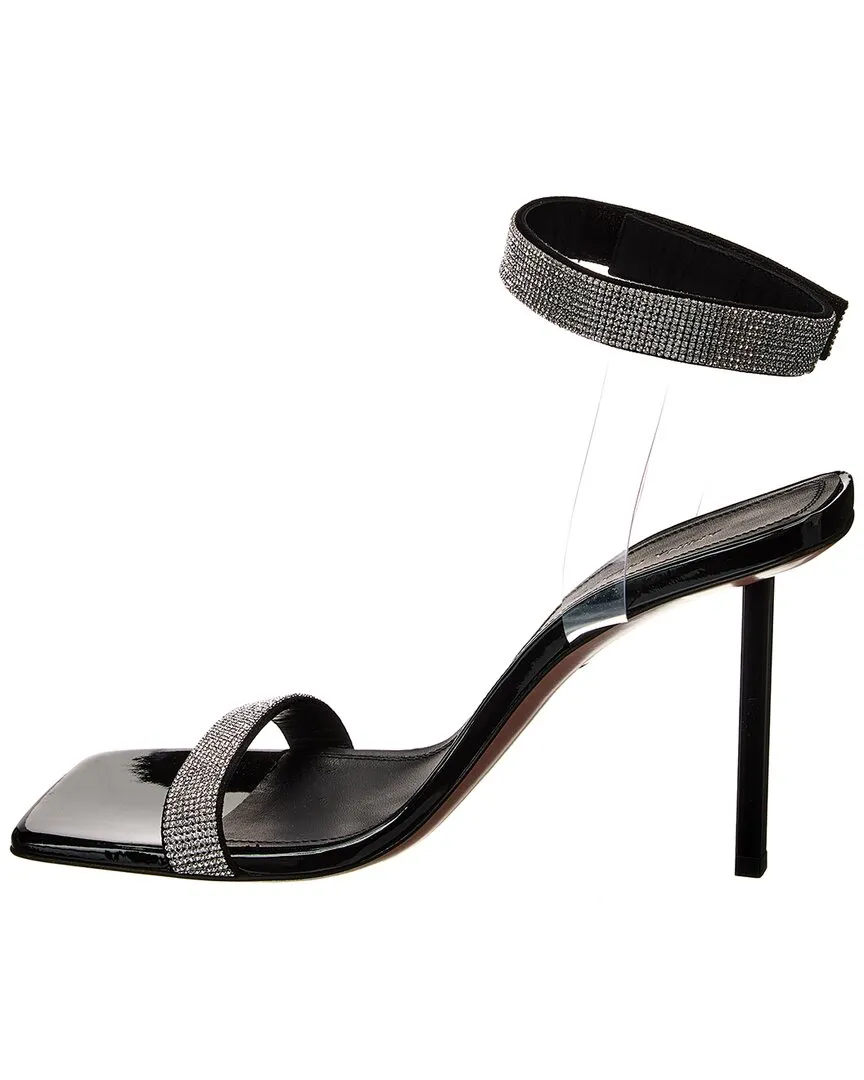 AMINA MUADDI Rih Vinyl & Patent Sandal