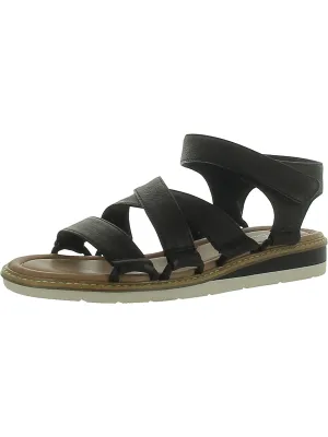 Andres 6 Womens Leather Ankle Strap Slingback Sandals