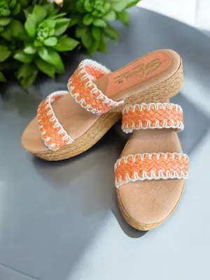 Anette Sandals In Coral