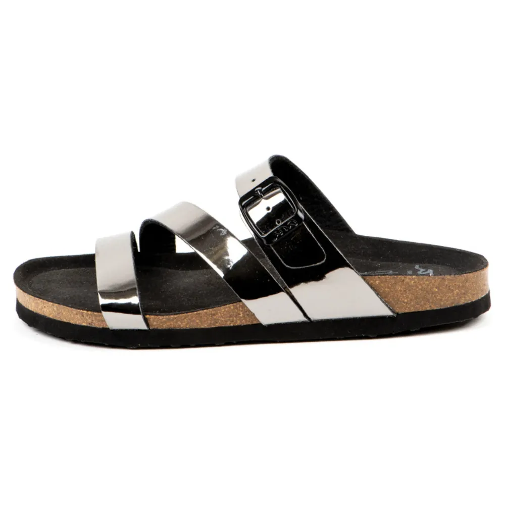 Ara Felipa Anthracite Cork Slide Sandal (Women's)