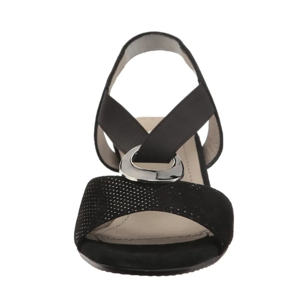 Ara Raizel Black Dress Sandal (Women's)