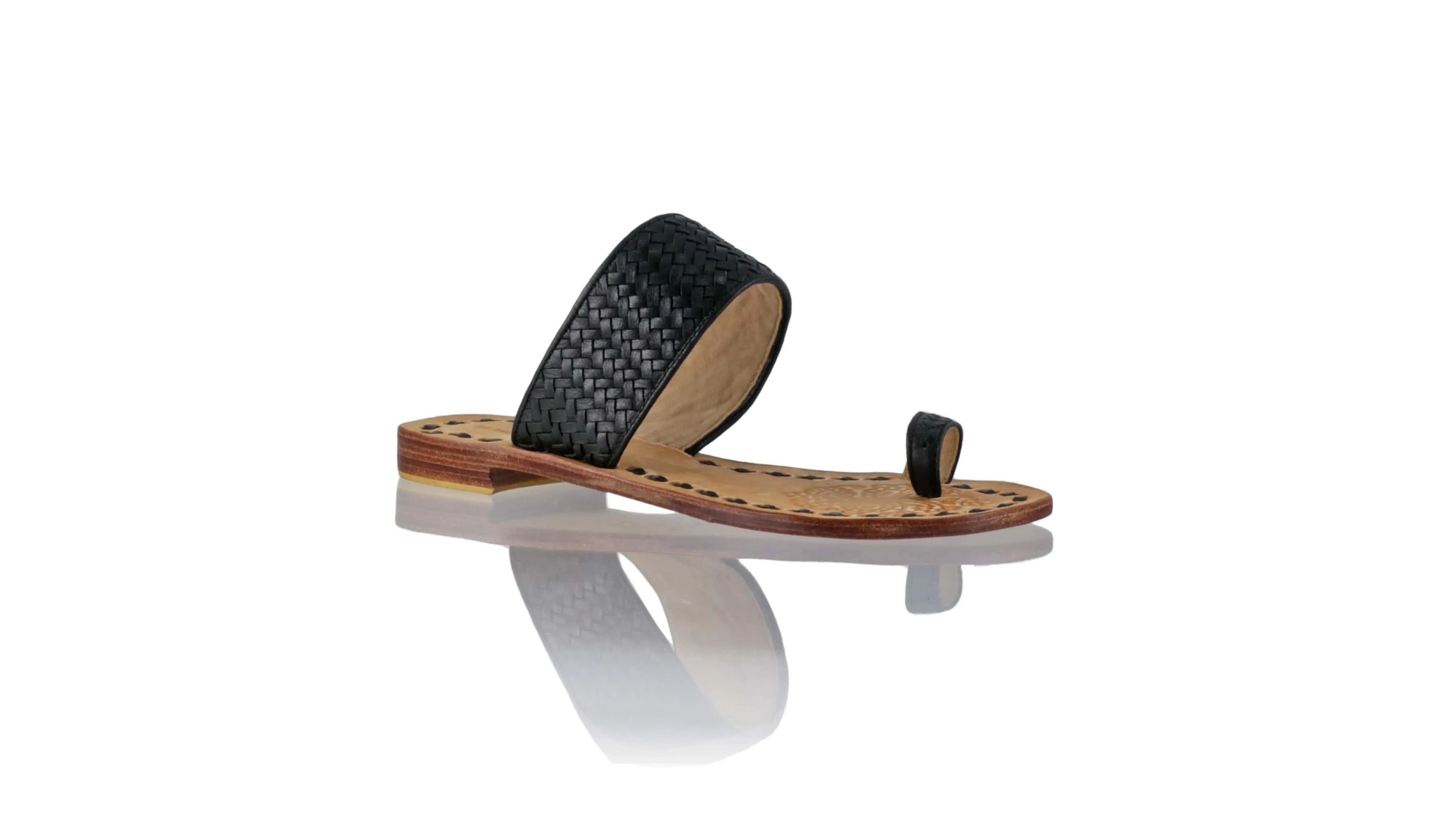 Arini 20mm Flat Woven -  Black