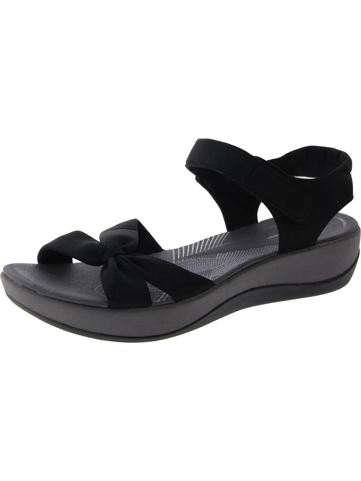 ARLA SHORE Womens Ankle Strap Open Toe Wedge Sandals