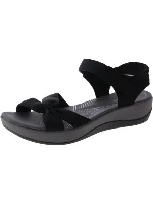 ARLA SHORE Womens Ankle Strap Open Toe Wedge Sandals