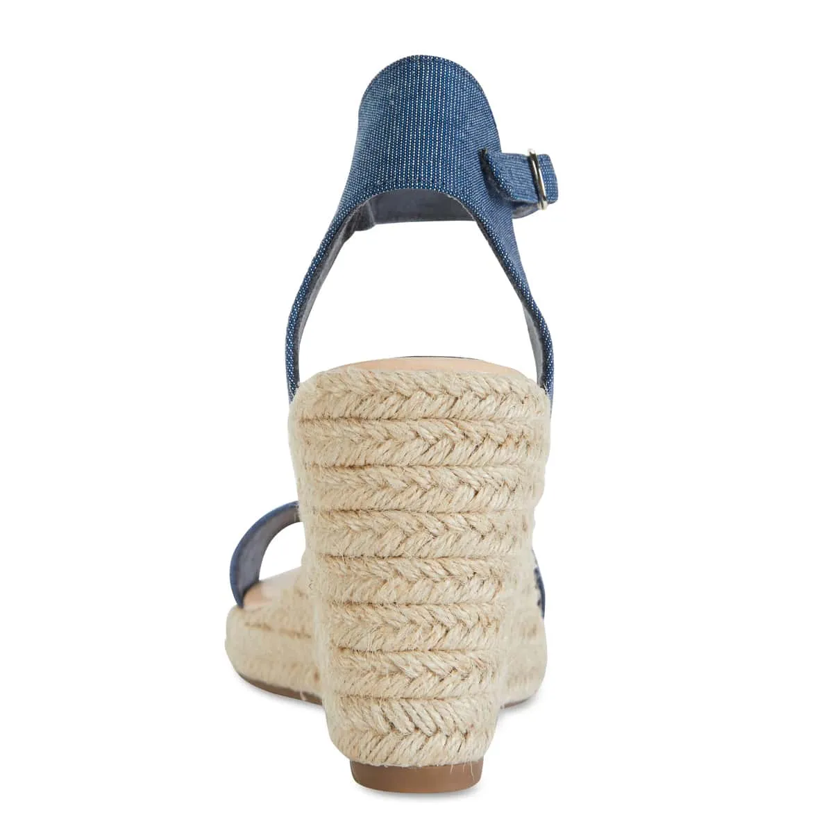 Audrey Espadrille in Denim Fabric