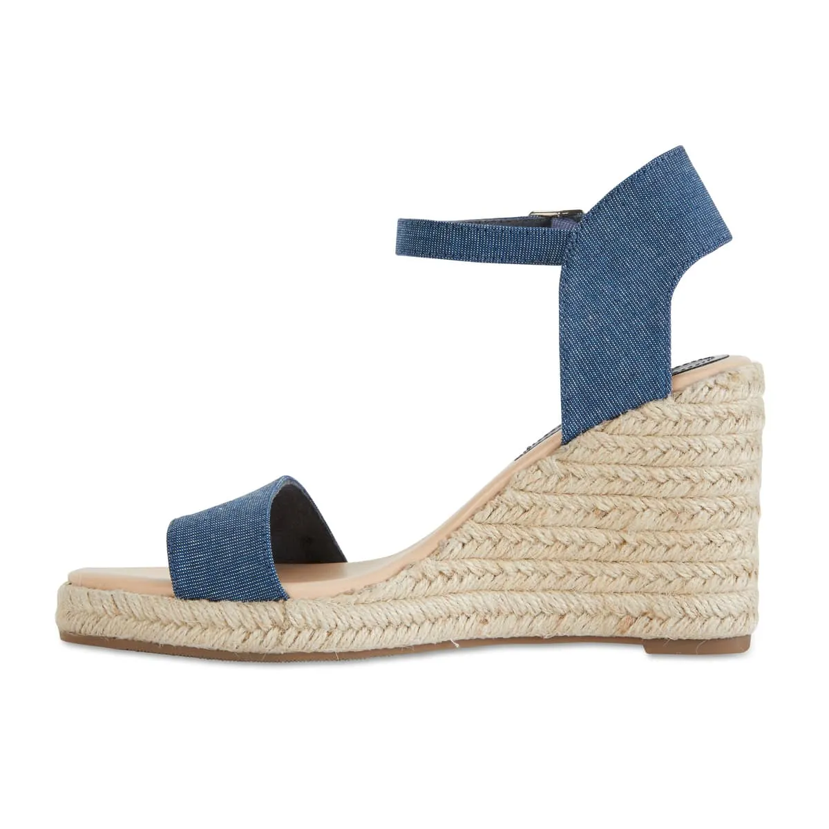 Audrey Espadrille in Denim Fabric