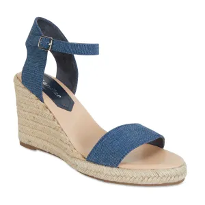 Audrey Espadrille in Denim Fabric