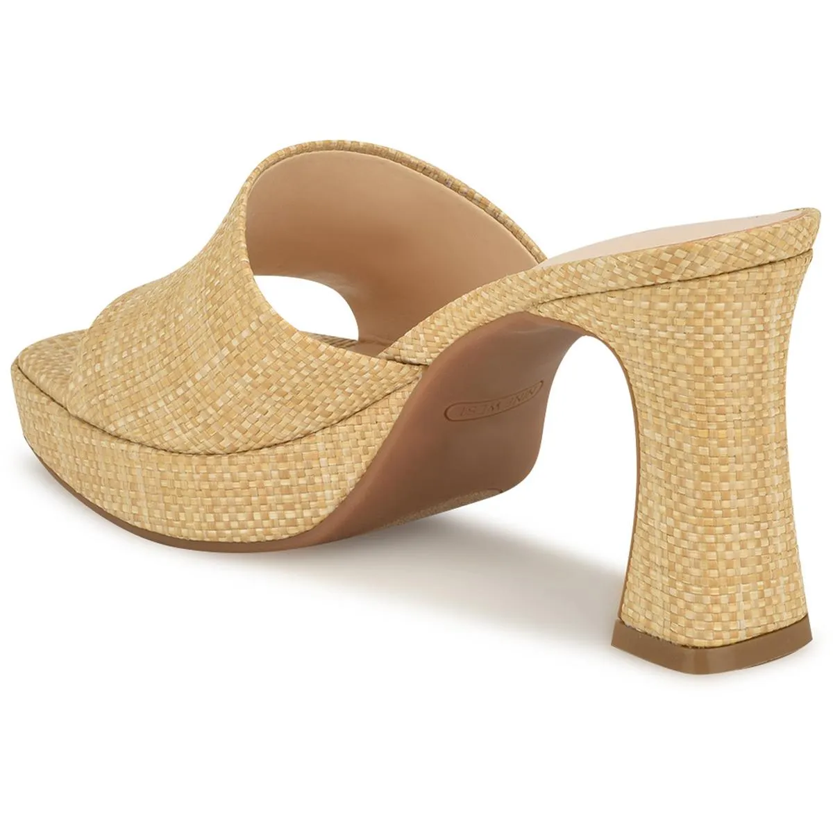 BANNAH2 Womens Laceless Woven Mule Sandals