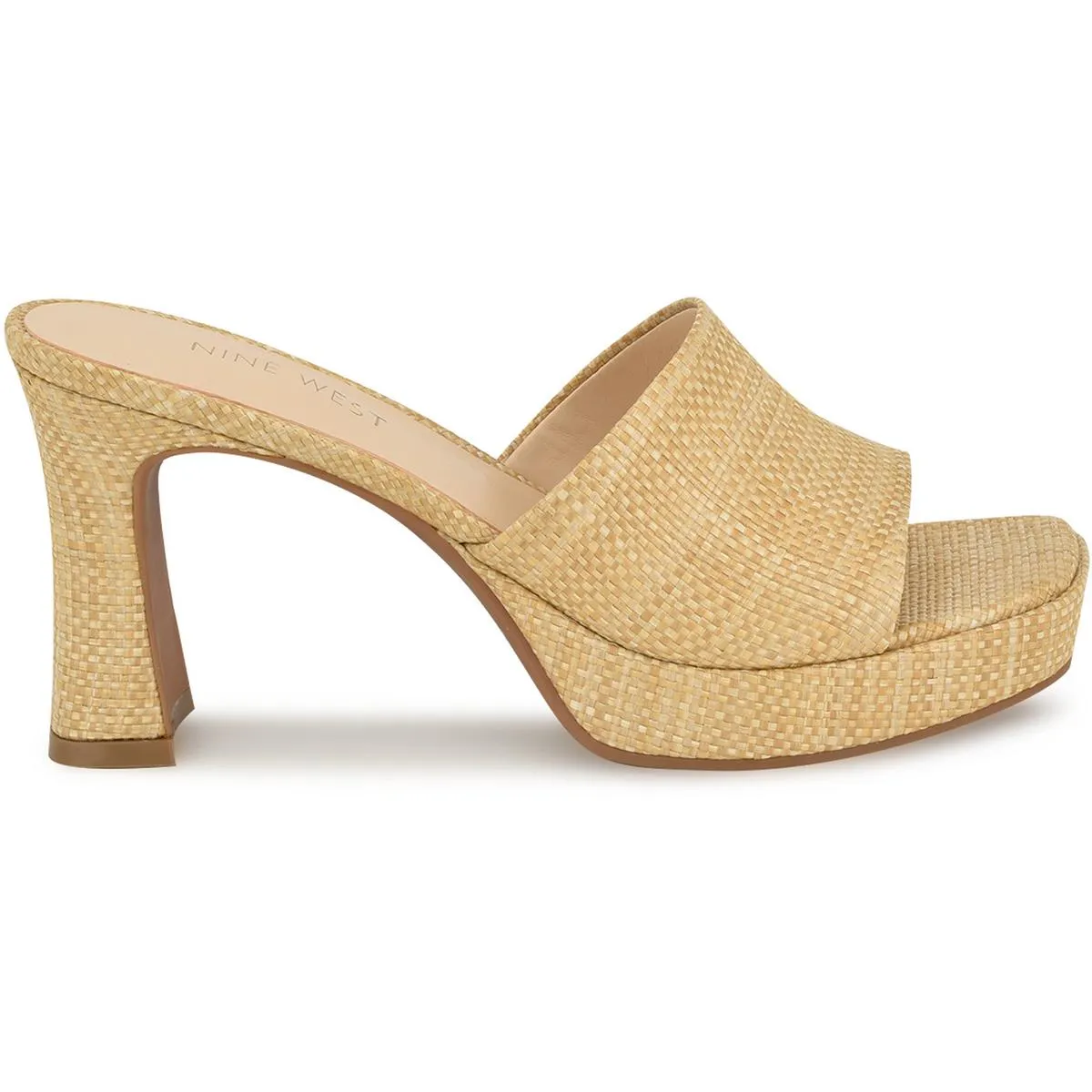 BANNAH2 Womens Laceless Woven Mule Sandals