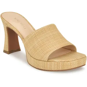 BANNAH2 Womens Laceless Woven Mule Sandals