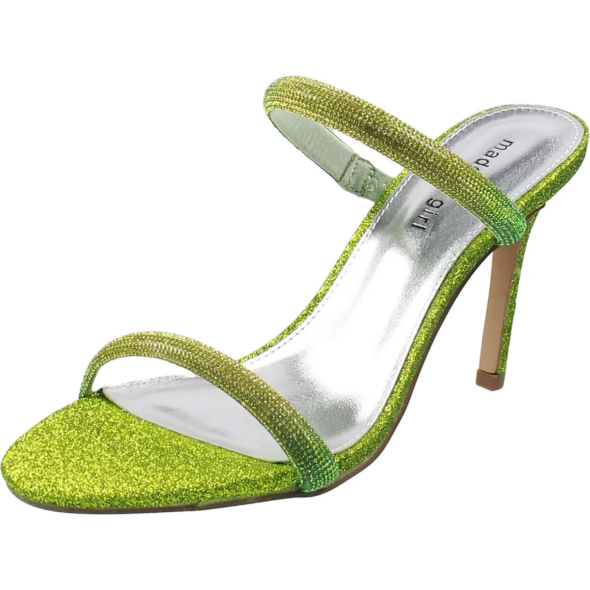 Beauty Womens Embellished Shimmer Heels