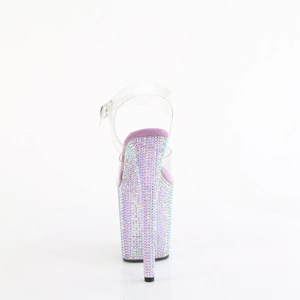 BEJEWELED-808RRS Clear/Lavender Rhinestones