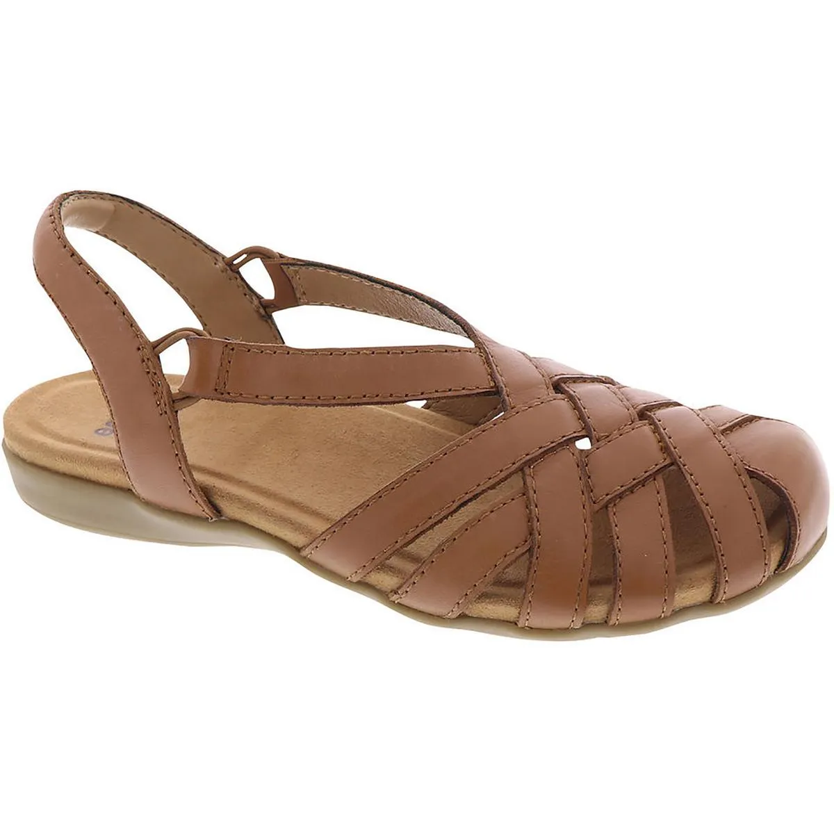 Belder Berri Womens Leather Strappy Footbed Sandals