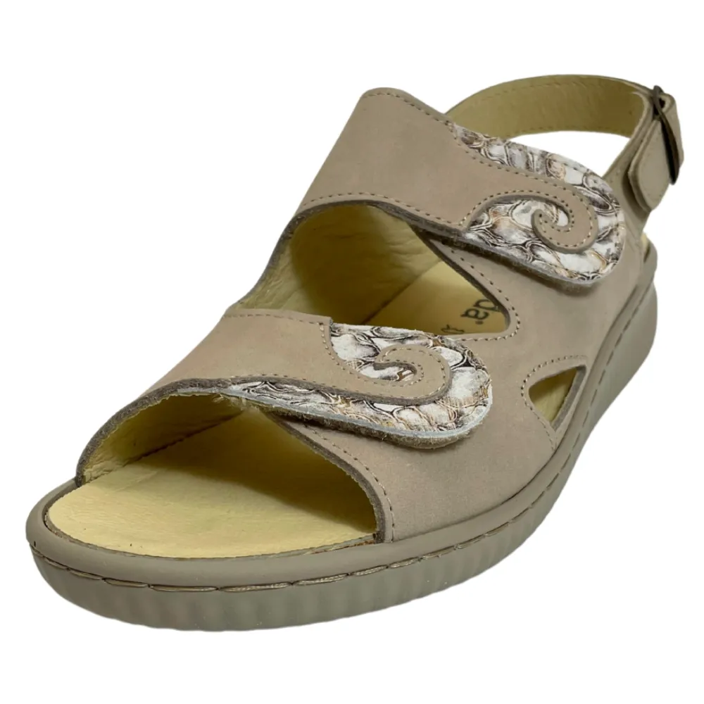Belvida Portina Cherish Stein/Pearl Sandal (Women's)