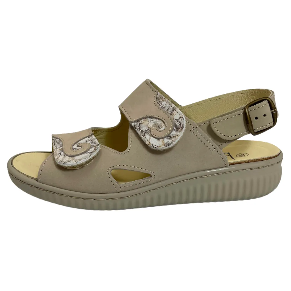 Belvida Portina Cherish Stein/Pearl Sandal (Women's)