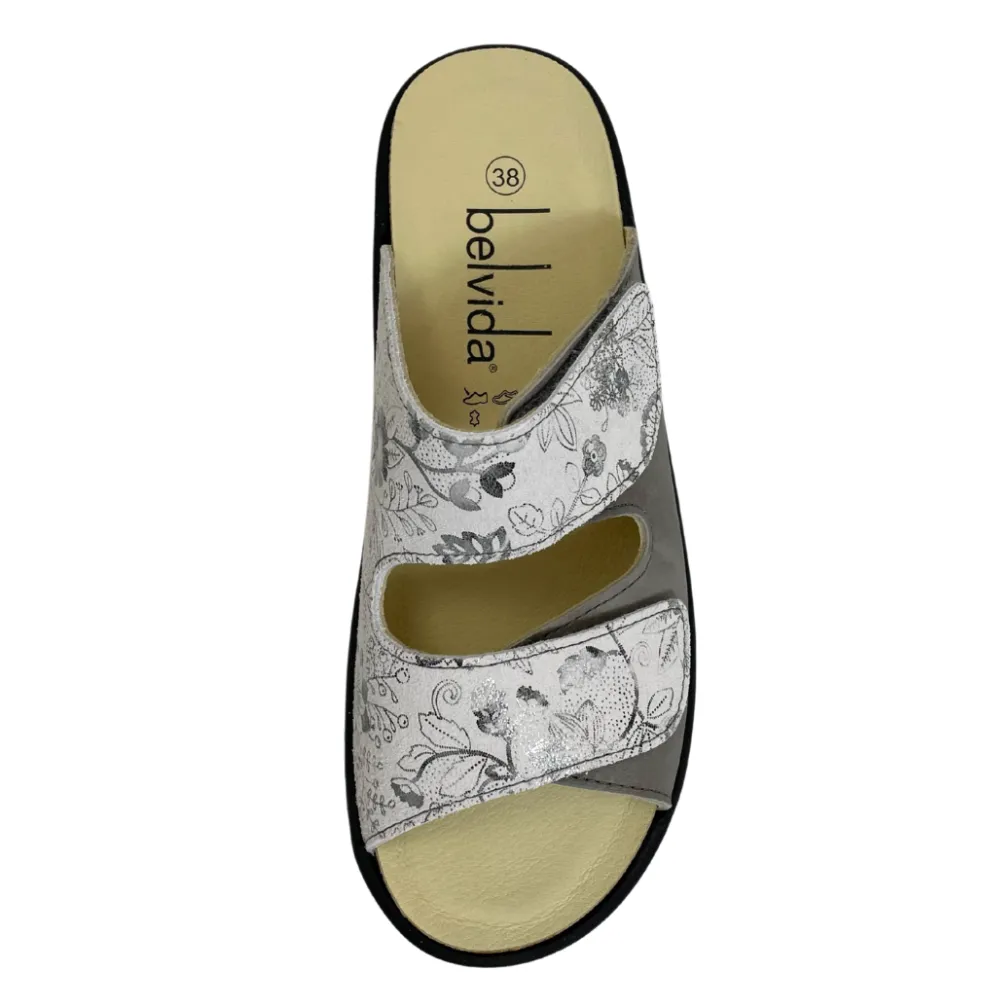 Belvida Portina Shoresh Gris/Perle Nubuck Sandal (Women's)