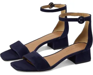 Bernardo Jalena Sandal Womens 9.5 Dark Navy Suede Ankle Strap Block Heel ZPO1898