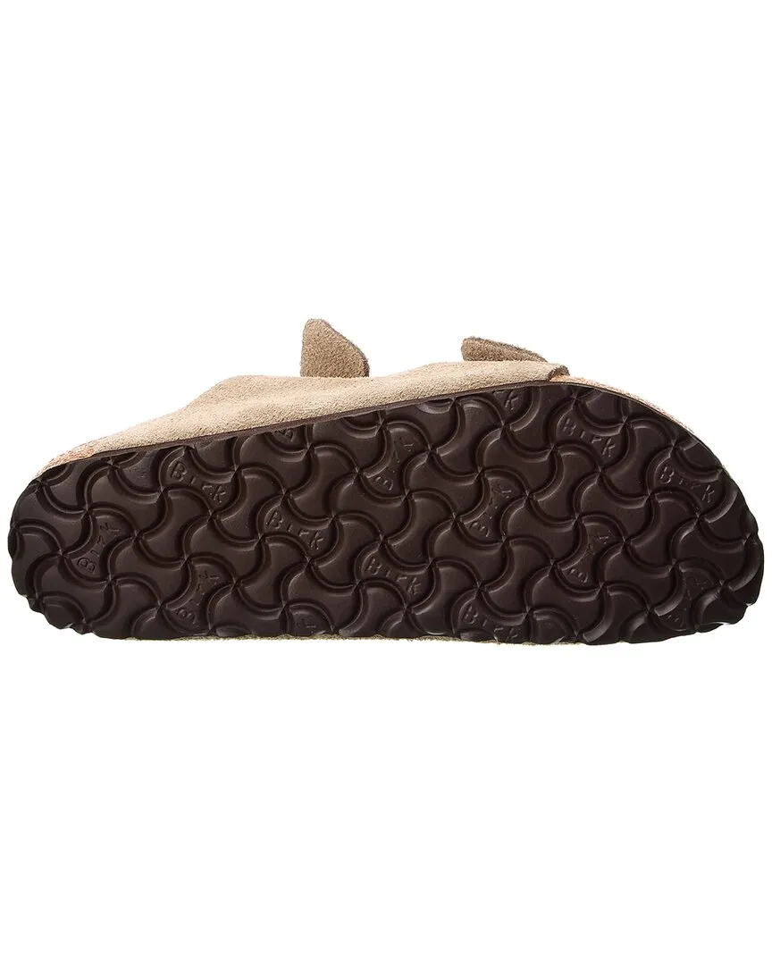 Birkenstock Arizona Narrow Fit Leather Suede Footbed Sandal