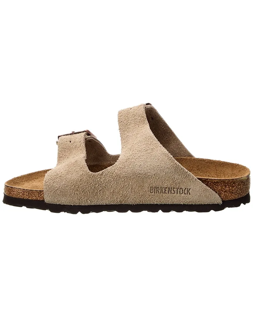 Birkenstock Arizona Narrow Fit Leather Suede Footbed Sandal