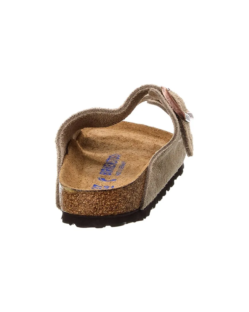 Birkenstock Arizona Narrow Fit Leather Suede Footbed Sandal