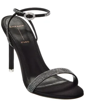 Black Suede Studio Lexi Sandal