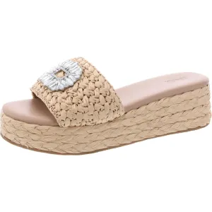 Blakee Womens Open Toe Platform Espadrilles