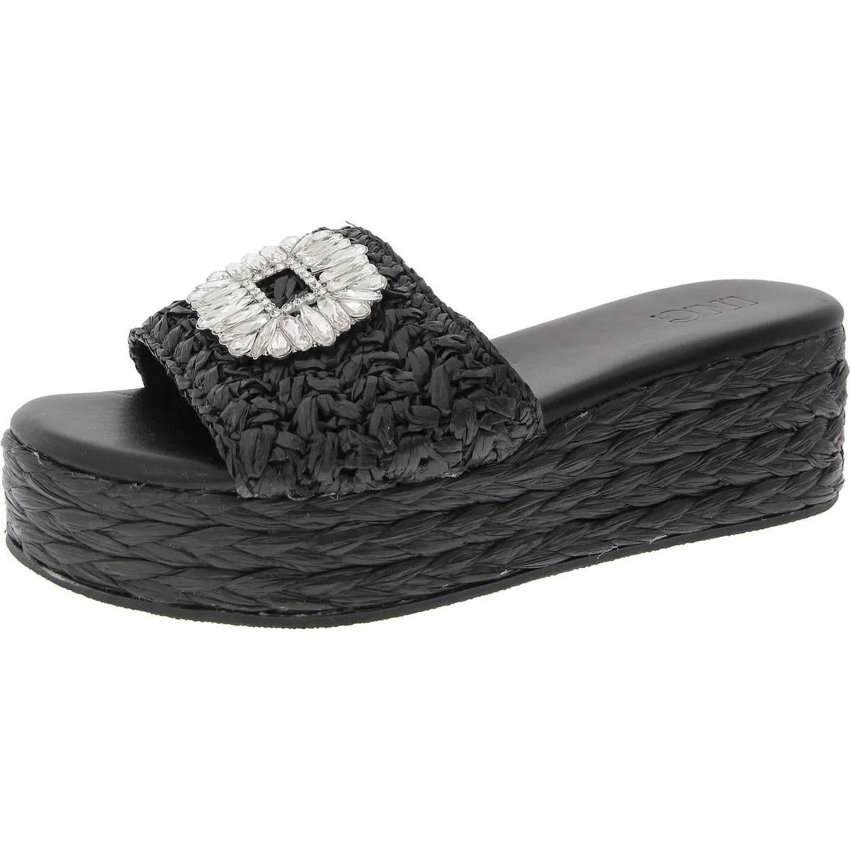 Blakee Womens Open Toe Platform Espadrilles