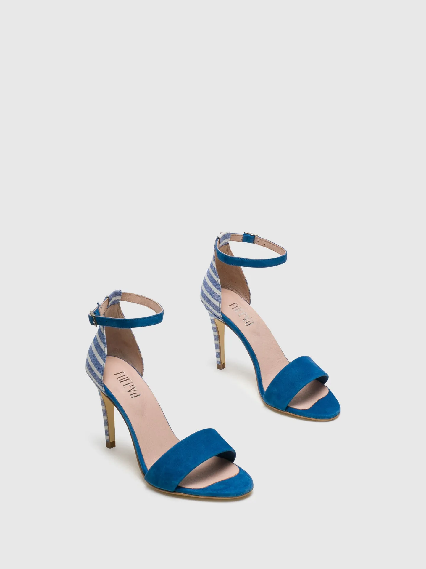 Blue Buckle Sandals
