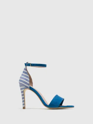 Blue Buckle Sandals