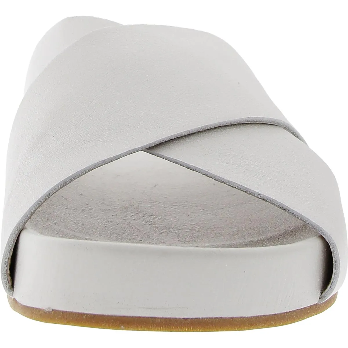 BOND Womens Strappy Manmade Slide Sandals