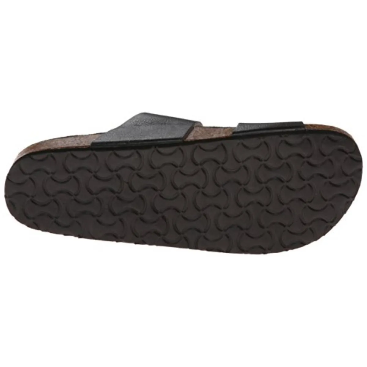 Brando Womens Buckle Cork Slide Sandals