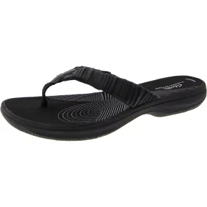 Breeze Rae Womens Open Toe Flats Thong Sandals