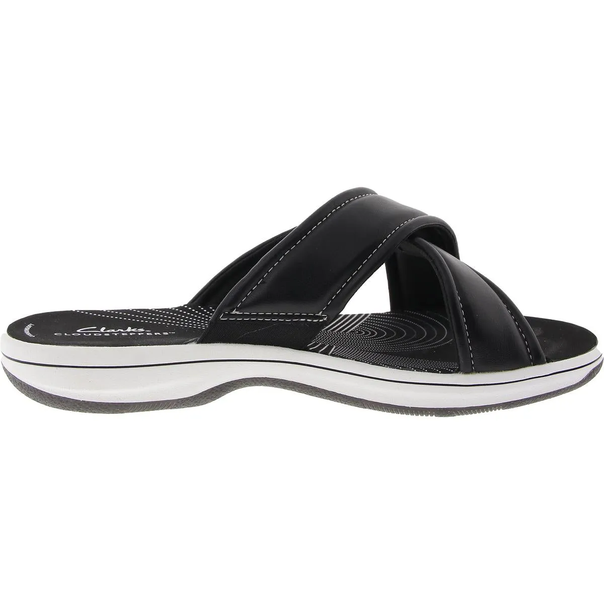 BREEZE SARA Womens Open Back Manmade Slide Sandals