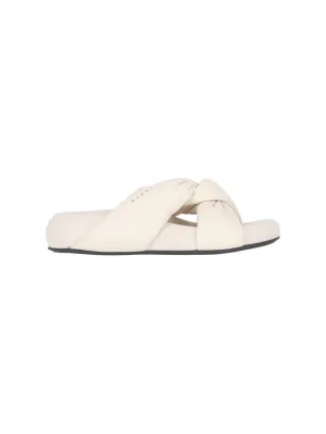 Bubble" Sandals  White