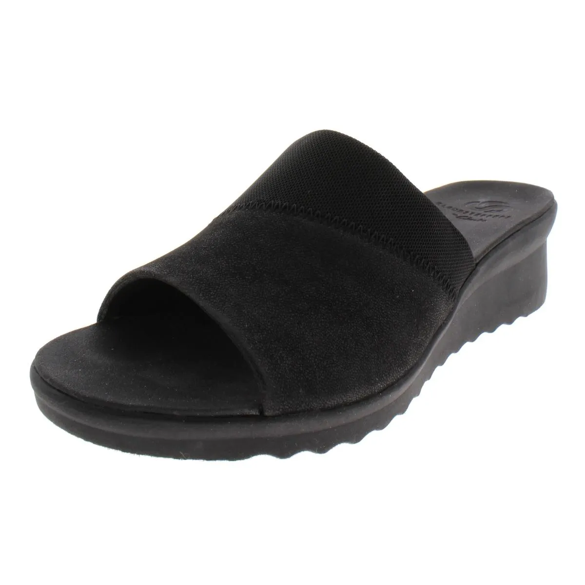 Caddell Ivy Womens Faux Leather Slide Dress Sandals