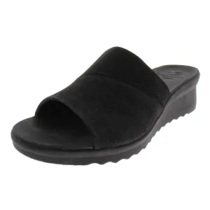 Caddell Ivy Womens Faux Leather Slide Dress Sandals