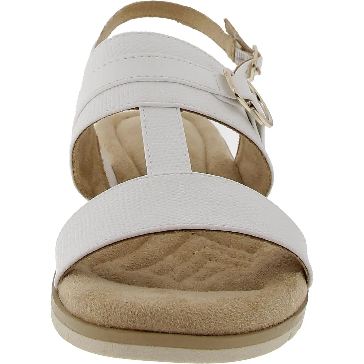 Caddo Womens Embellished Faux Leather Slingback Sandals