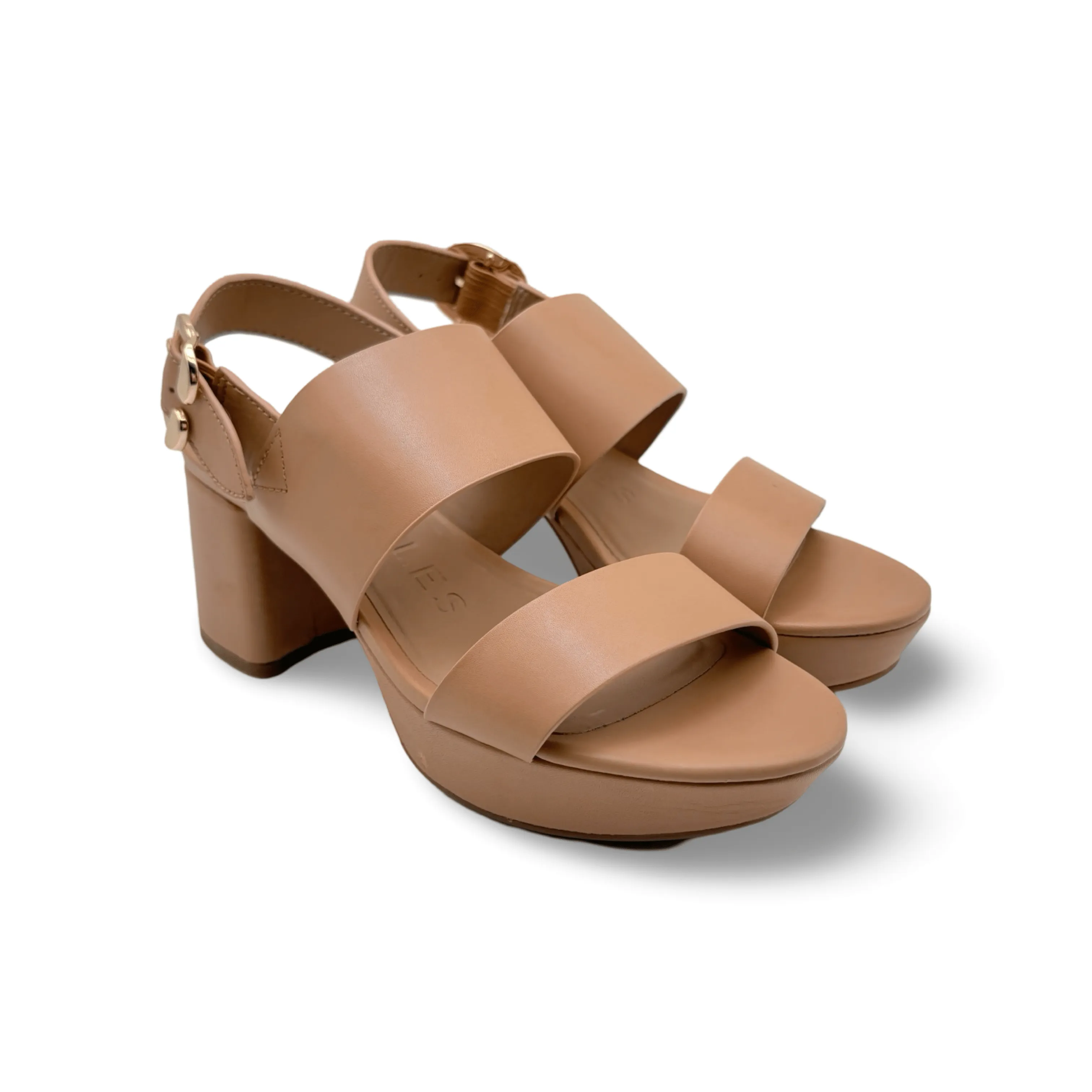 Camera Tan Leather Sandal