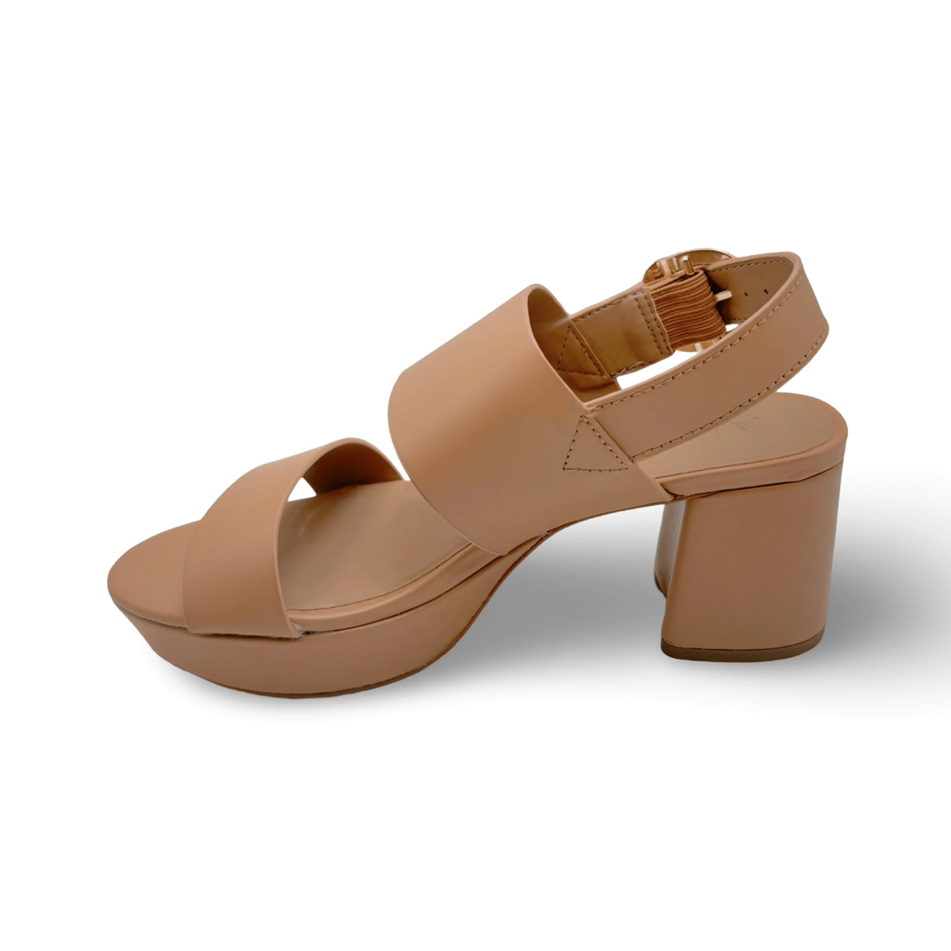 Camera Tan Leather Sandal