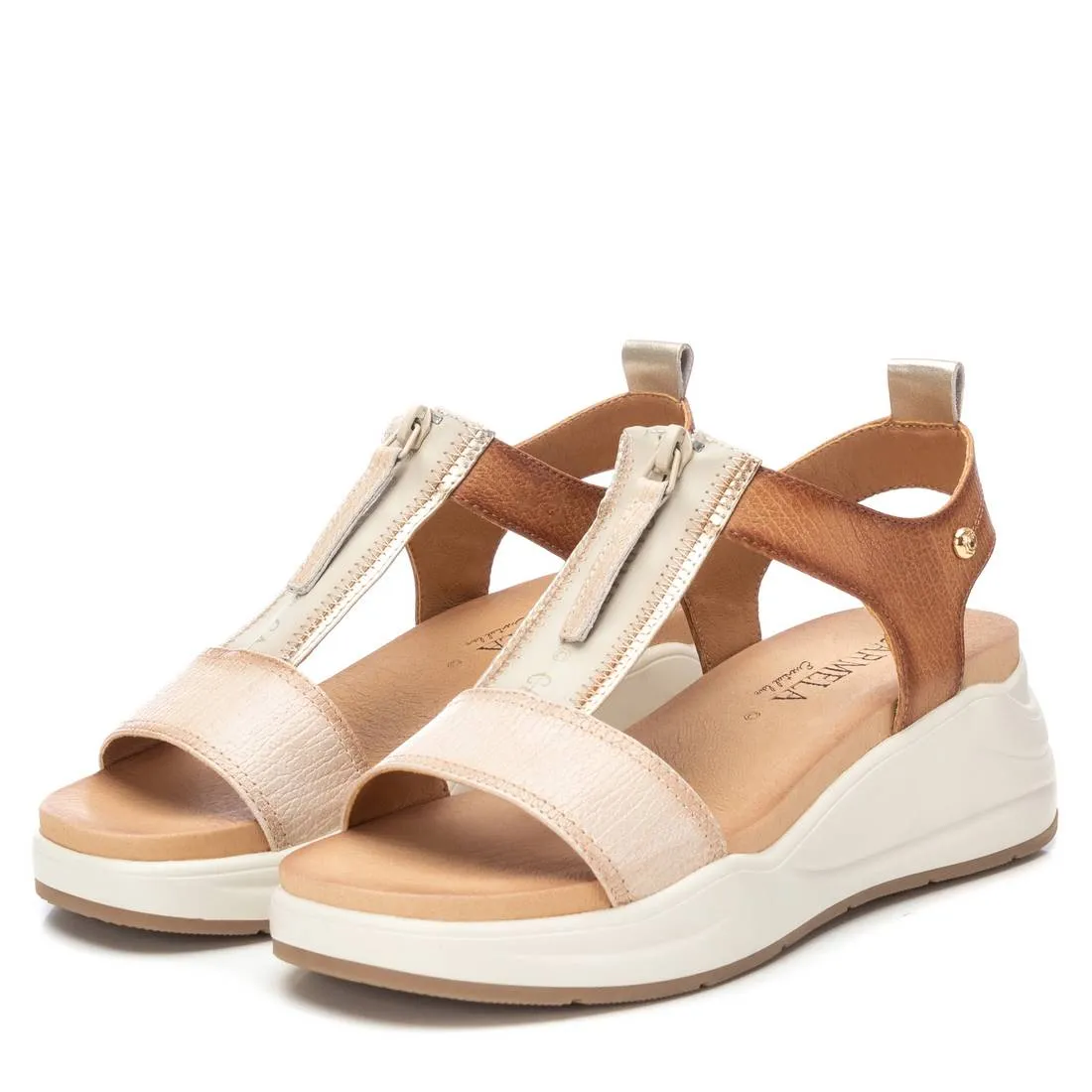 Carmela Leather Women's Casual Sandals by Xti